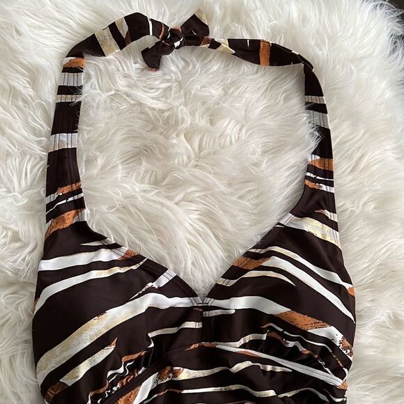 Silhouette Tankini halter  Top Sz-10 - Picture 5 of 10